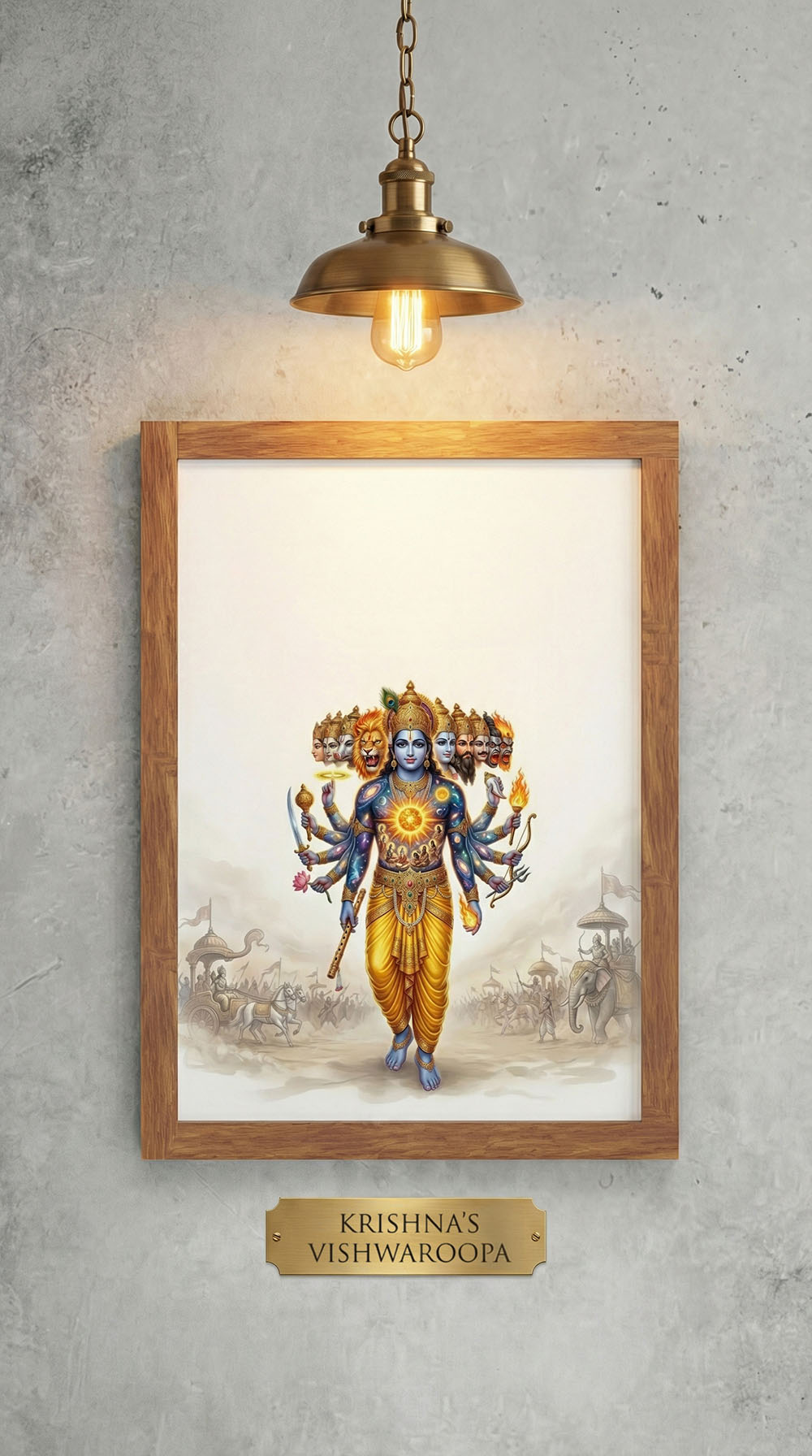 Krishna's Vishwaroopa